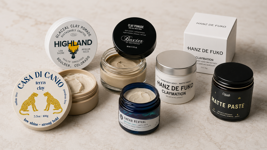 Best Clean Ingredients Hair Clay for Matte Texture and Strong Hold
