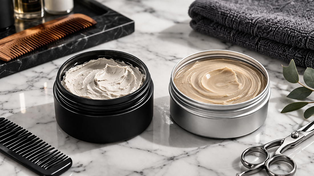 Hair Clay vs Pomade for Men [Matte vs Shine, Hold Levels, and When to Use Each]